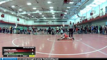 95 lbs 5th Place Match - Jude Pratt, Bloomington South Wrestling Cl vs Dalton Jones, Quaker Wrestling Club