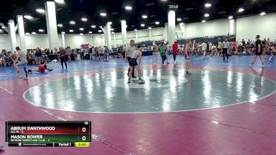 120 lbs Round 4 (16 Team) - Abrum Swathwood, All In vs Mason Bower, Intense Wrestling Club