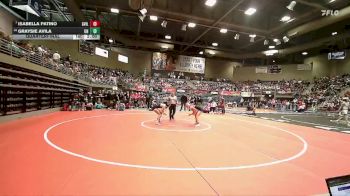 3A 110 lbs Quarterfinal - Isabella Patino, Grantsville vs Graysie Avila, Union