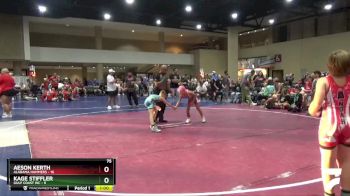 75 lbs Round 3 (6 Team) - Kage Stiffler, Gulf Coast WC vs Aeson Kerth, Alabama Hammers