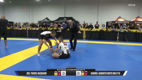 Gabriel Augusto Brito Boletta vs Joel Travis Jacquard 2026 Pan IBJJF Jiu-Jitsu No-Gi Championship