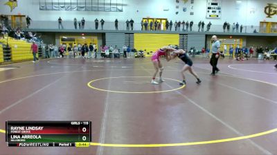 115 lbs Cons. Round 3 - Lina Arreola, Hillsboro vs Rayne Lindsay, Forest Grove