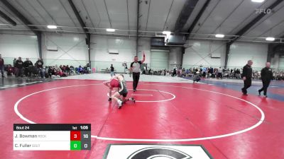 105 lbs Rr Rnd 1 - Jackson Bowman, Rockmart Takedown Club vs Camden Fuller, South Paulding Junior Spartans Wrestling Club