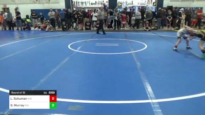 56 lbs Round Of 16 - Lucas Schuman, Mat Assassins vs Gauge Murray, Rising Kingz