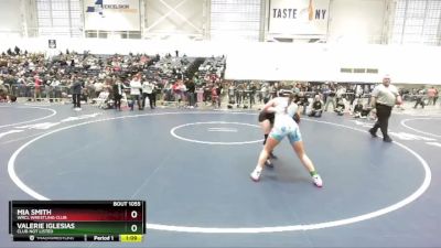 135 lbs 1st Place Match - Mia Smith, WRCL Wrestling Club vs Valerie Iglesias, Club Not Listed