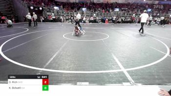 58 lbs Round Of 16 - Duke Rich, Excelsior Springs Youth Wrestling vs Konlee Bidwell, Elk County Wrestling