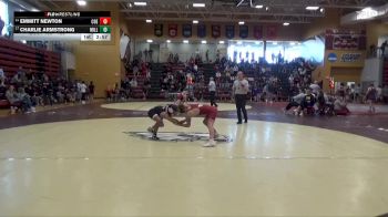 133 lbs Cons. Round 4 - Emmitt Newton, Coe vs Charlie Armstrong, Millikin