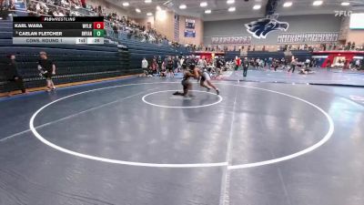 190 lbs Cons. Round 1 - Caelan Fletcher, Bryan vs Karl Wara, Wylie