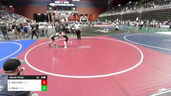 73 lbs Quarterfinal - Grayson Marcotte, Casper WC vs Jayce Bever, Bear Cave WC