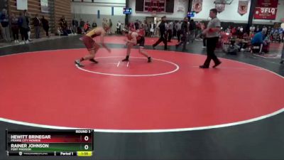 150 lbs Round 3 - Hewitt Brinegar, Prairie City Monroe vs Rainer Johnson, Fort Madison