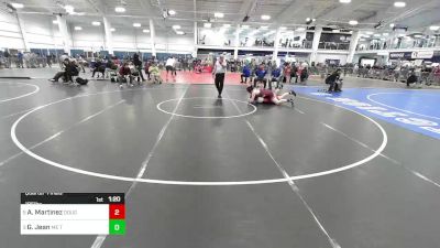 185 lbs Quarterfinal - Amelyiah Martinez, Doughgirls WC vs Grace Jean, ME Trappers WC