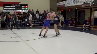 165 lbs 5th Place Match - Landyn Philpott, Southwestern Oregon Community College vs Rhyland Turner, Snow