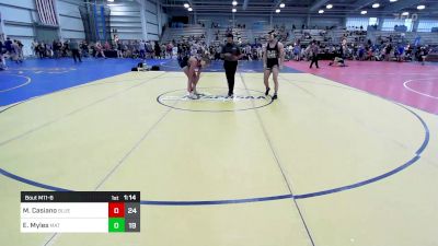 160 lbs Rr Rnd 3 - Max Casiano, Blue Wave vs Eddie Myles, Mat Hogs/4M