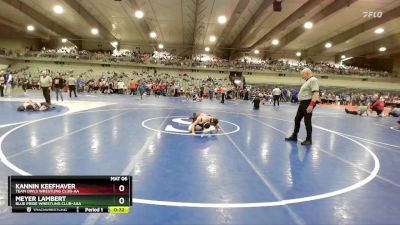 85 lbs Cons. Round 2 - Meyer Lambert, Blue Pride Wrestling Club-AAA vs Kannin Keefhaver, Team Owls Wrestling Club-AA