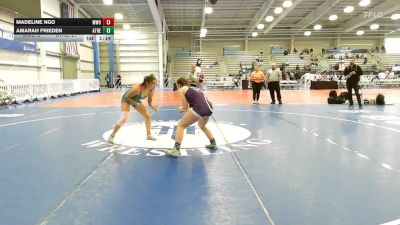 132 lbs Rr Rnd 3 - Madeline Ngo, MetroWest United Pink - HSG vs Amarah Frieden, Athena Wrestling Pink - HSG