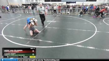 100 lbs Champ. Round 3 - Cason Craft, Threestyle Wrestling Of Oklahoma vs Avery Van Zelderen, Moen Wrestling Academy