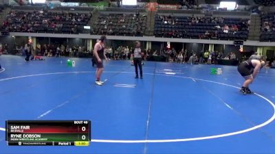 Round 3 - Sam Fair, Riceville vs Ryne Dobson, Moen Wrestling Academy