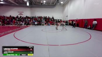 126 lbs Cons. Round 2 - Liam Dolan, Falcon vs Lincoln Scaffidi, Castle View