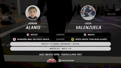 Adrian Alanis vs Lucia Valenzuela 2025 ADCC Guadalajara Open