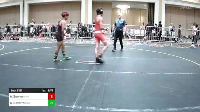 116 lbs Round Of 64 - Asher Suwyn, Hurricane Tigers vs Kaiden Navarro, Threshold WC