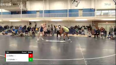 184 lbs Semifinal - Jarvis Echols, Bryant And Stratton vs Jimmy Colley, St Clair Community College