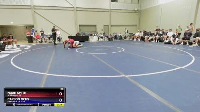 132 lbs Placement Matches (8 Team) - Noah Smith, Alabama vs Carson Ochs, Kansas Blue