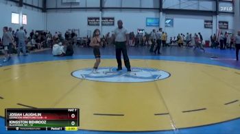 60 lbs Round 2 (4 Team) - Josiah Laughlin, LEXINGTON WRESTLING CLUB vs Kingston Behrooz, BLACKHAWK WC