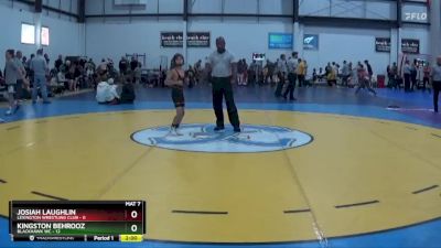 60 lbs Round 2 (4 Team) - Josiah Laughlin, LEXINGTON WRESTLING CLUB vs Kingston Behrooz, BLACKHAWK WC