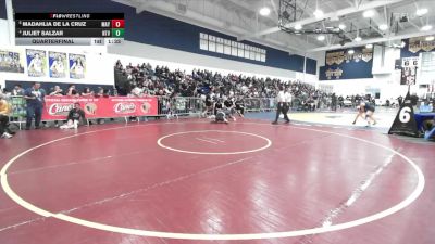 135 lbs Quarterfinal - Madahlia De La Cruz, Mayfair vs Juliet Salzar, Northview