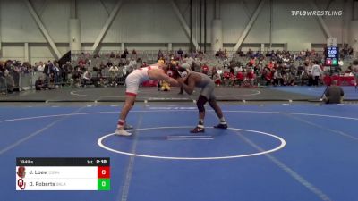 184 lbs Consolation - Jonathan Loew, Cornell vs Darrien Roberts, Oklahoma