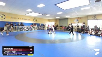 49kg/52kg Round 5 - Troy Nejib, Community Youth Center - Conco vs Lytning Hazen, Community Youth Center - Conco