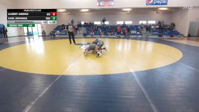 149 lbs Quarterfinal - Albert Ambriz, Arizona Christian University vs Axel Esparza, Embry-Riddle (Ariz.)