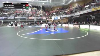 115 lbs Champ. Round 1 - Mya Trevino, Russell HS vs Laila Higgins, Douglass Hs
