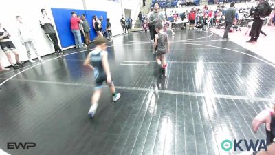 43 lbs Semifinal - Dawsyn Hawkins, Wagoner Takedown Club vs Mereck Malone, Bartlesville Wrestling Club