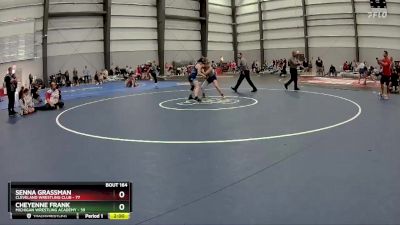 122 lbs Semifinal - Senna Grassman, Cleveland Wrestling Club vs Cheyenne Frank, Michigan Wrestling Academy