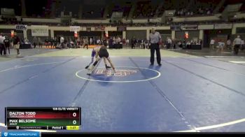 106 Elite Varsity Quarterfinal - Dalton Todd, Tuscaloosa County vs Max Belsome, Jesuit