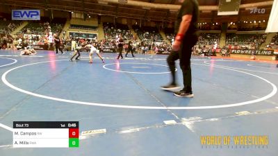 73 lbs Final - Matthew Campos, RedWave Wrestling vs Aviyahn Mills, Roundtree Wrestling Academy