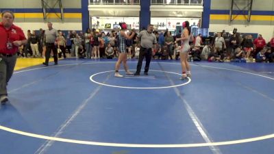 136 lbs Round Of 16 - Azlynn Dean, Fort Cherry vs Josephine Dollman, Norwin