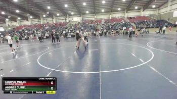 126 lbs Cons. Round 2 - Cooper Miller, Box Elder Stingers vs Andres Curiel, West Jordan