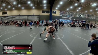 84 lbs Round 2 (8 Team) - Mac Burns, VA Team Predator vs Vito Naljayan, Mat Assassins Red