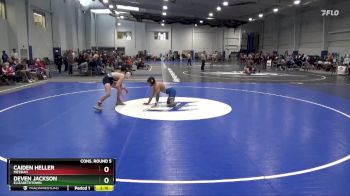 133 lbs Cons. Round 5 - Deven Jackson, Elizabethtown vs Caiden Heller, Messiah