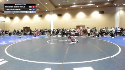 125 lbs Champ. Round 2 - McKenzie Godin-Boyle, Pennsylvania vs Miranda Pineiro, New York