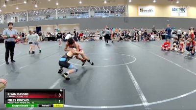 76 lbs Round 1 (6 Team) - Kiyan Bassiri, Capital City WC vs Miles Kincaid, Midlothian Miners WC