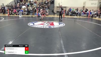 110 lbs Quarterfinal - Brody Preheim, Berge Elite Wrestling Academy vs Parker Madison, Summit Wrestling Academy