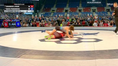 120 lbs Champ. Rd Of 16 - Shannon Logue, PA vs Maya Fiodorova, NV