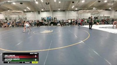 150 lbs Cons. Round 3 - Jackson Wentz, Cedar Cliff vs Joe Loecke, Resurrection Christian