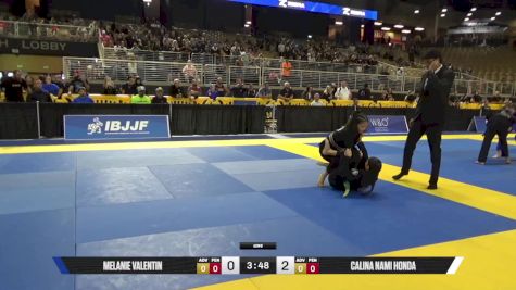 Calina Nami Honda vs Melanie Valentin 2025 Pan Kids Jiu-Jitsu IBJJF Championship