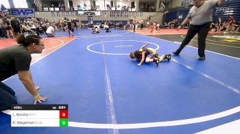 40 lbs Rr Rnd 3 - Liam Bonilla, Pottsville Apache Youth Wrestling vs Riley Stegeman, R.A.W.