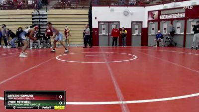 157 lbs Cons. Round 4 - Lyric Mitchell, Perry Meridian Wrestling Club vs Jaylen Howard, Team Jeff Wrestling Club