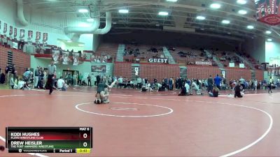 100 lbs Cons. Round 3 - Drew Heisler, The Fort Hammers Wrestling vs Kodi Hughes, Floyd Wrestling Club